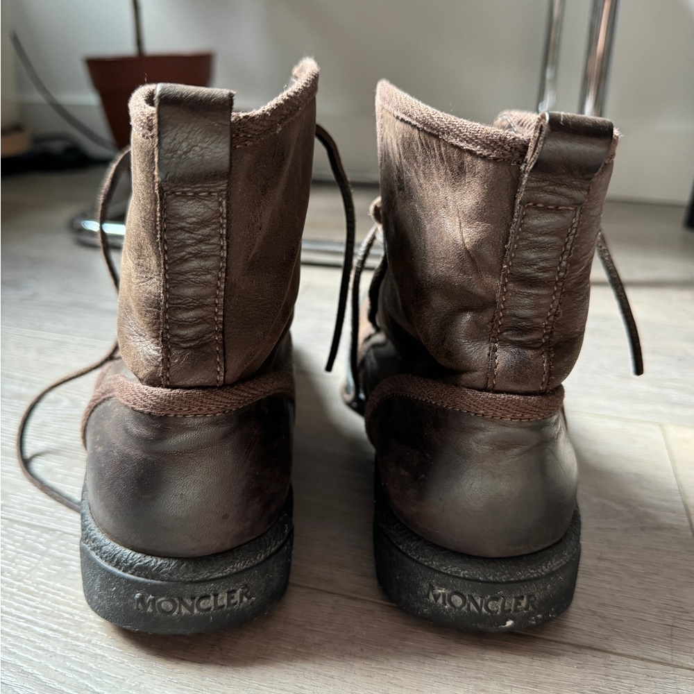 Moncler, Leather Boots, size 41 - Picture 3 of 7